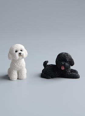 生迪玩迷你面狗小泰载摆件可车模型爱偶狗狗日生礼物女送桌49174