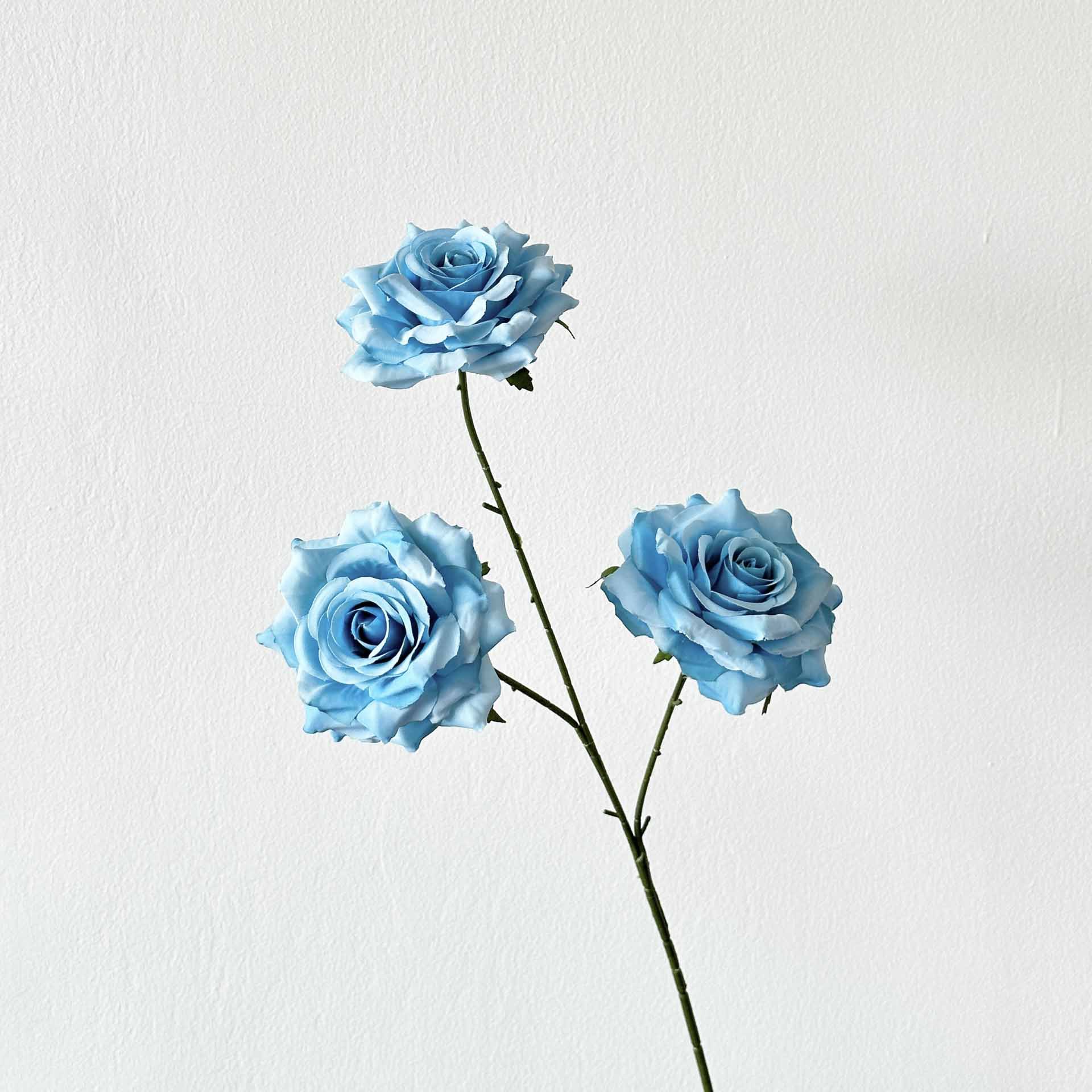 蓝色服装仿真花开业花篮diy材料包商场店铺开业装饰假花摆件