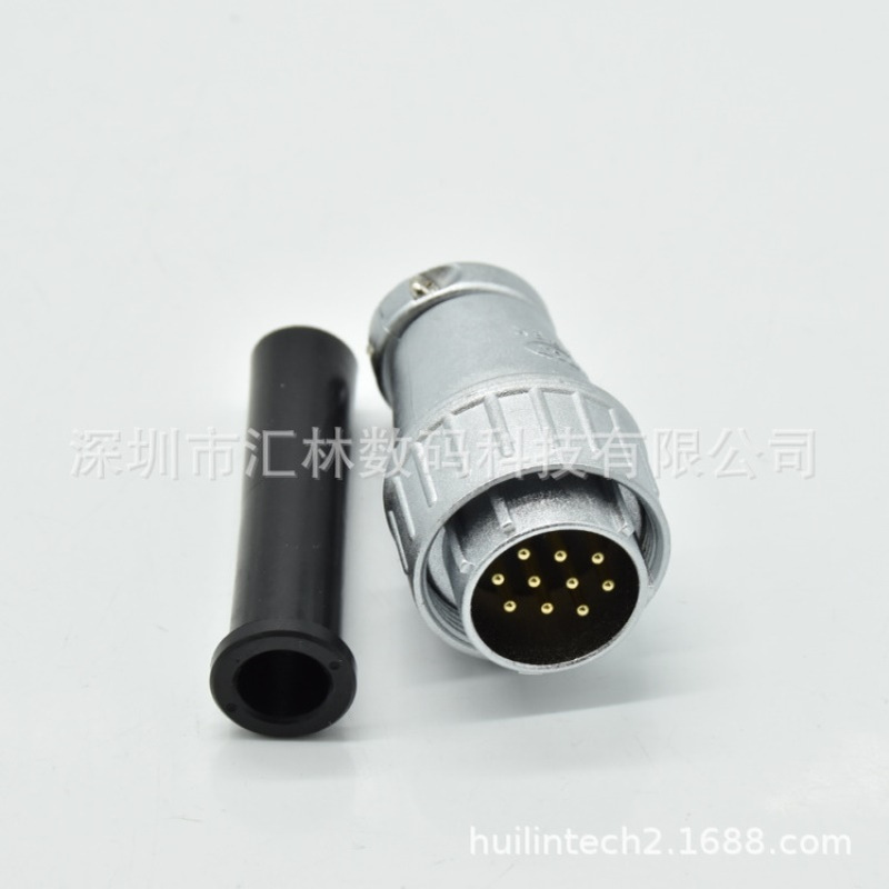 金属圆形连接器 台湾昌钢PLT接头 PLS-2410-PM航空插头