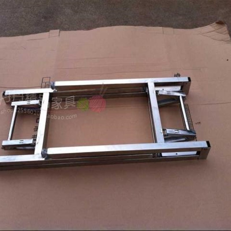 不锈钢折叠架子桌腿支架单层折叠简易支N架培训快折叠餐桌脚