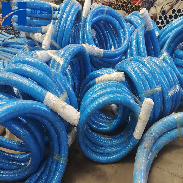 DN76*5000四层钢丝编织细石砂浆胶管