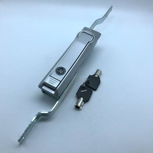 MS828L-FK01弹子锁芯亚光连杆锁，电柜门锁，配电箱门锁，机柜锁