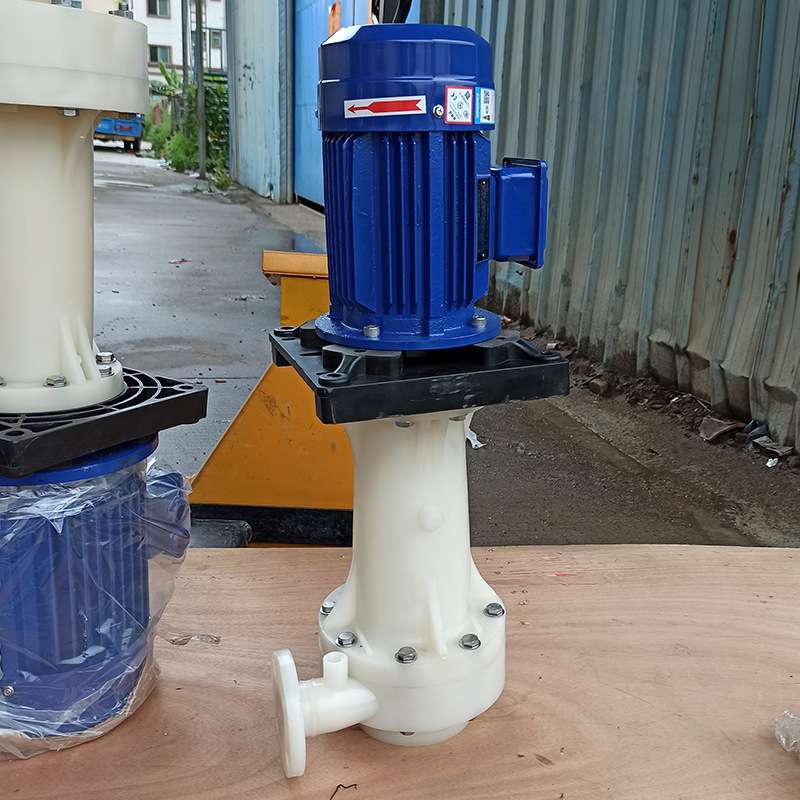 长美耐腐蚀立式液下泵 槽外废气塔喷淋塔专用PVDF液下泵380V