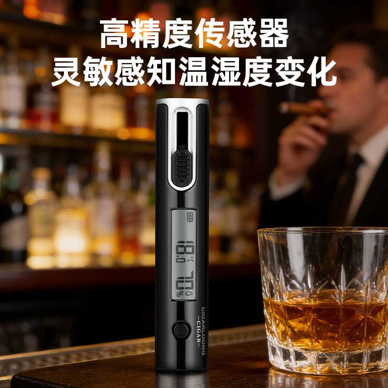 茄龙雪茄测湿仪探针式专用内部湿度测量计温湿度计CK-25LM图片