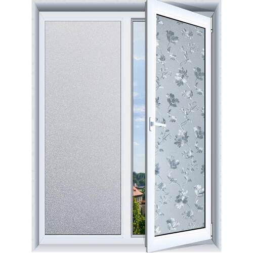 frosted window sticker bathroom peep prevention glass film