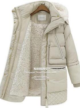 Thick Lambs Wool Jacket Women Winter Jackets 羊羔毛羽绒服