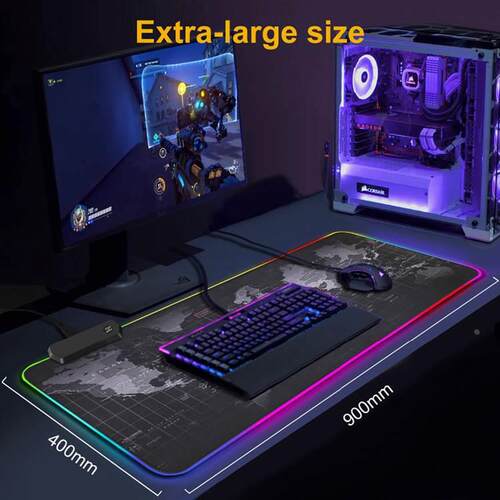 Luminous mouse pad, gaming LED desk pad,keyboard pad鼠标垫