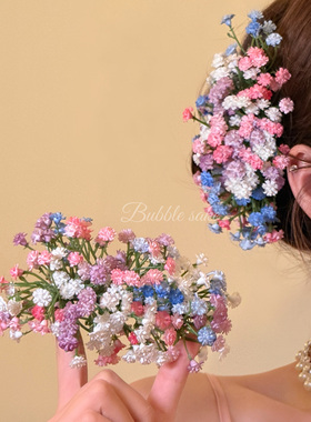 神仙姐姐 刘亦菲同款满天星发夹女氛围感甜美侧边夹礼服头花头饰