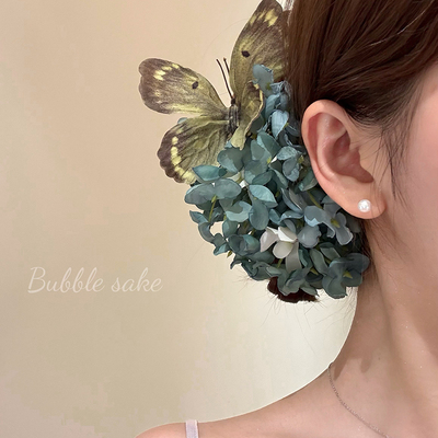 【绿野仙踪】超仙绿色蝴蝶发夹