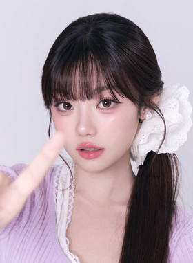 奶油甜心~韩系白色蕾丝大肠发圈女大号高级感布艺头绳头饰发饰