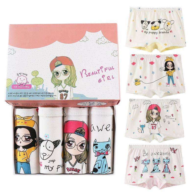 新款韩版95棉内裤卡通可爱女孩四角裤中小大童内衣内裤打底裤,童装/婴儿装/亲子装,内裤,淘宝优惠券,粉丝福利购,淘宝优惠卷