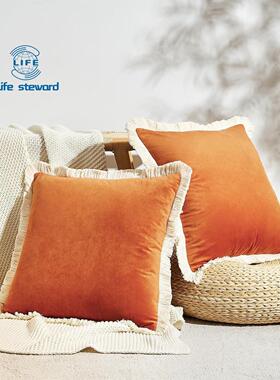 荷兰绒沙发抱枕小清新靠垫枕套客厅沙发靠垫cushion cover pillow