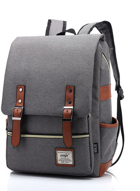 Men women canvas travel backpack schoolbag 男女帆布旅行背包