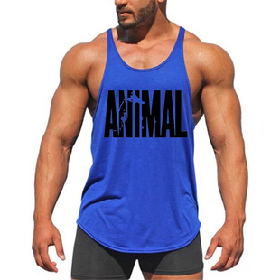 Cotton Gyms Tank Tops Men Tanktops Undershirt Fitness Vest