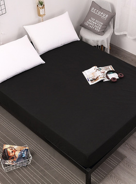 New Coming Solid Fitted Sheet On Elastic Band Mattress Cover