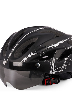 bicycle helmet with goggles men women Road Bike Helmet 头盔