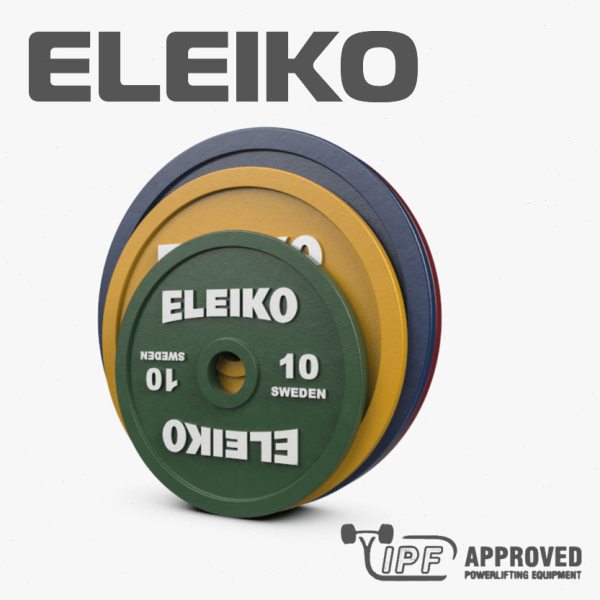 高档ELEIKO杠铃片力量举悍苏卧推深蹲硬拉商用家用举重瑞典原装进
