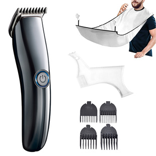 clippers USB电推剪理发器和胡子造型梳胡须围兜组合hair Trimmer