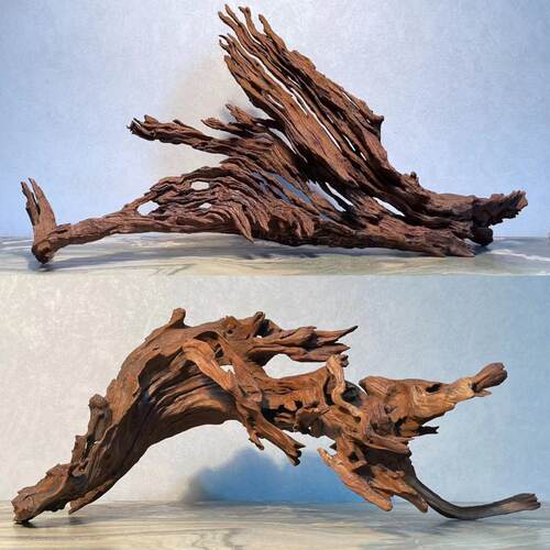 沉木大号80-100cm鱼缸造景摆件南美缸精品拱桥树桩专用木头龟晒台