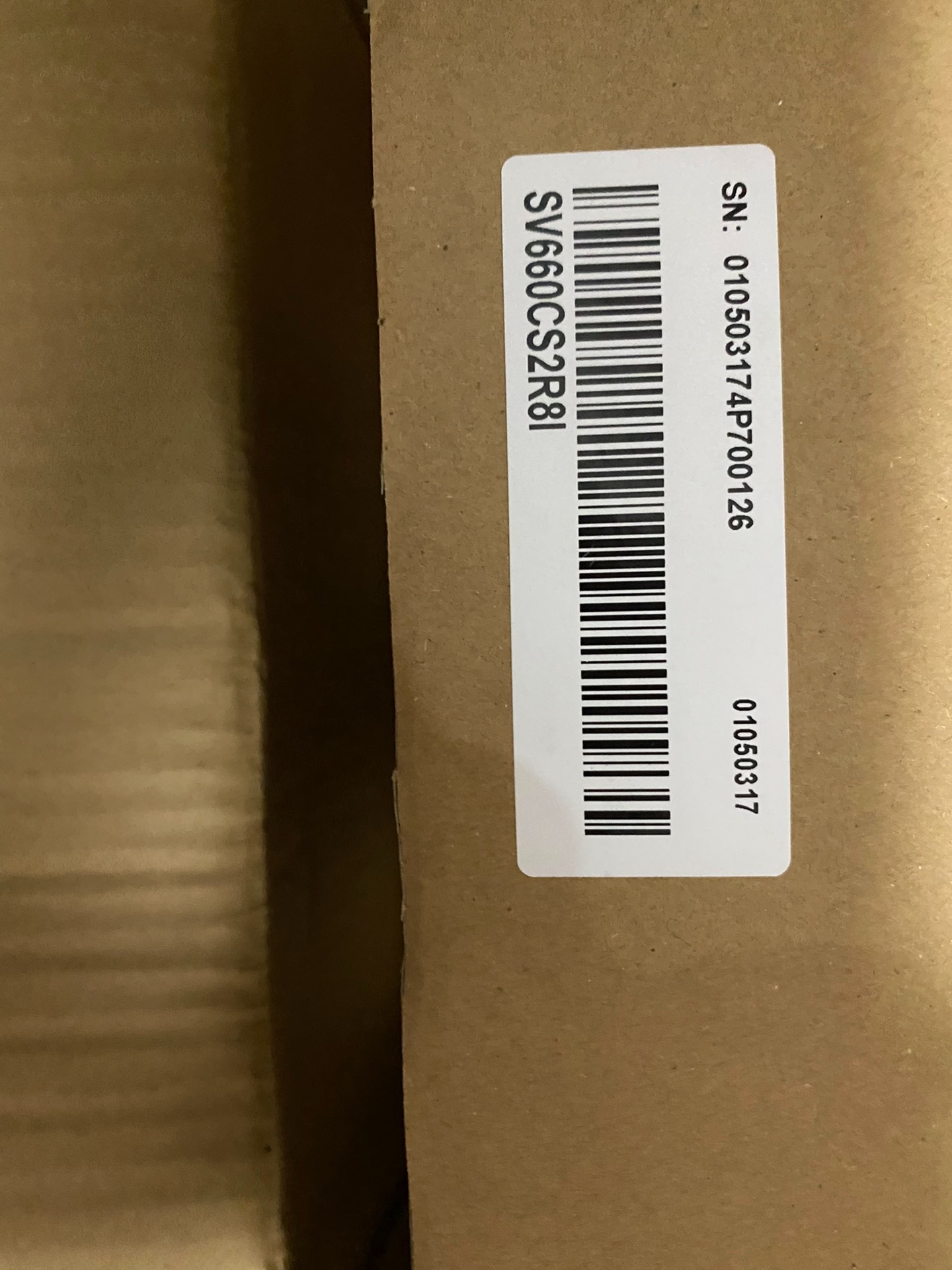 SV660CS2R8I，产品全新的，盒码一致！