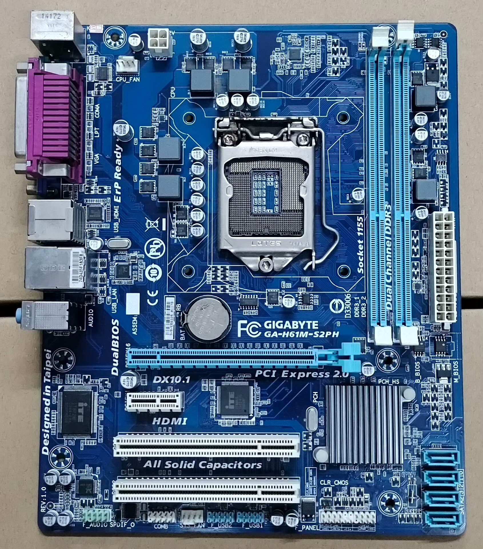 议价！技嘉主板 GA-H61M-S2PH