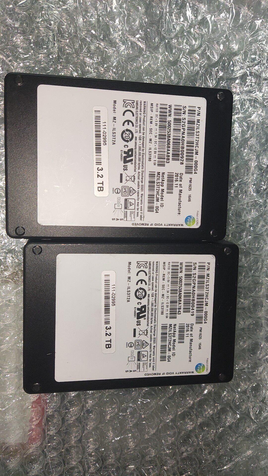 Samsung 现货60个 netapp  三星 2.5寸
