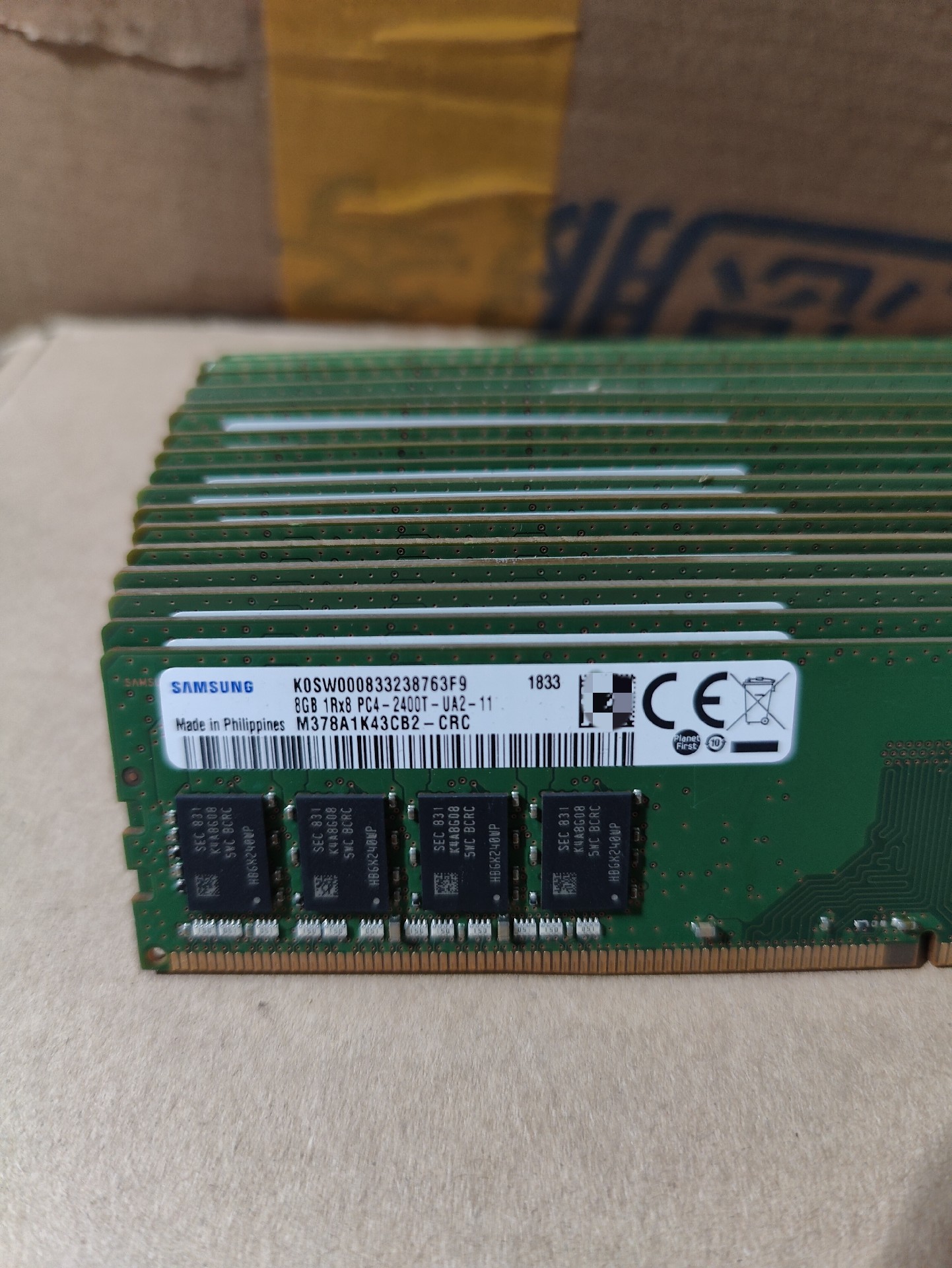 三星 8g 2400 pc4 台式机内存 联想拆机