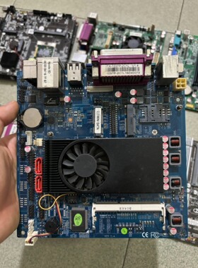ITX-1037P-2C1L工控机拆机、性能完好、主板带有L