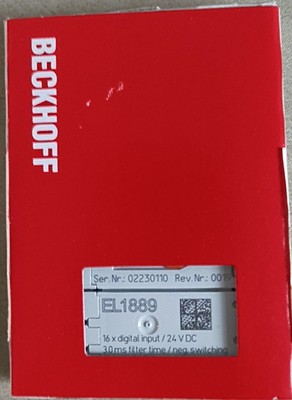 倍福BECKH0FF，EL1889全新一台值拍。