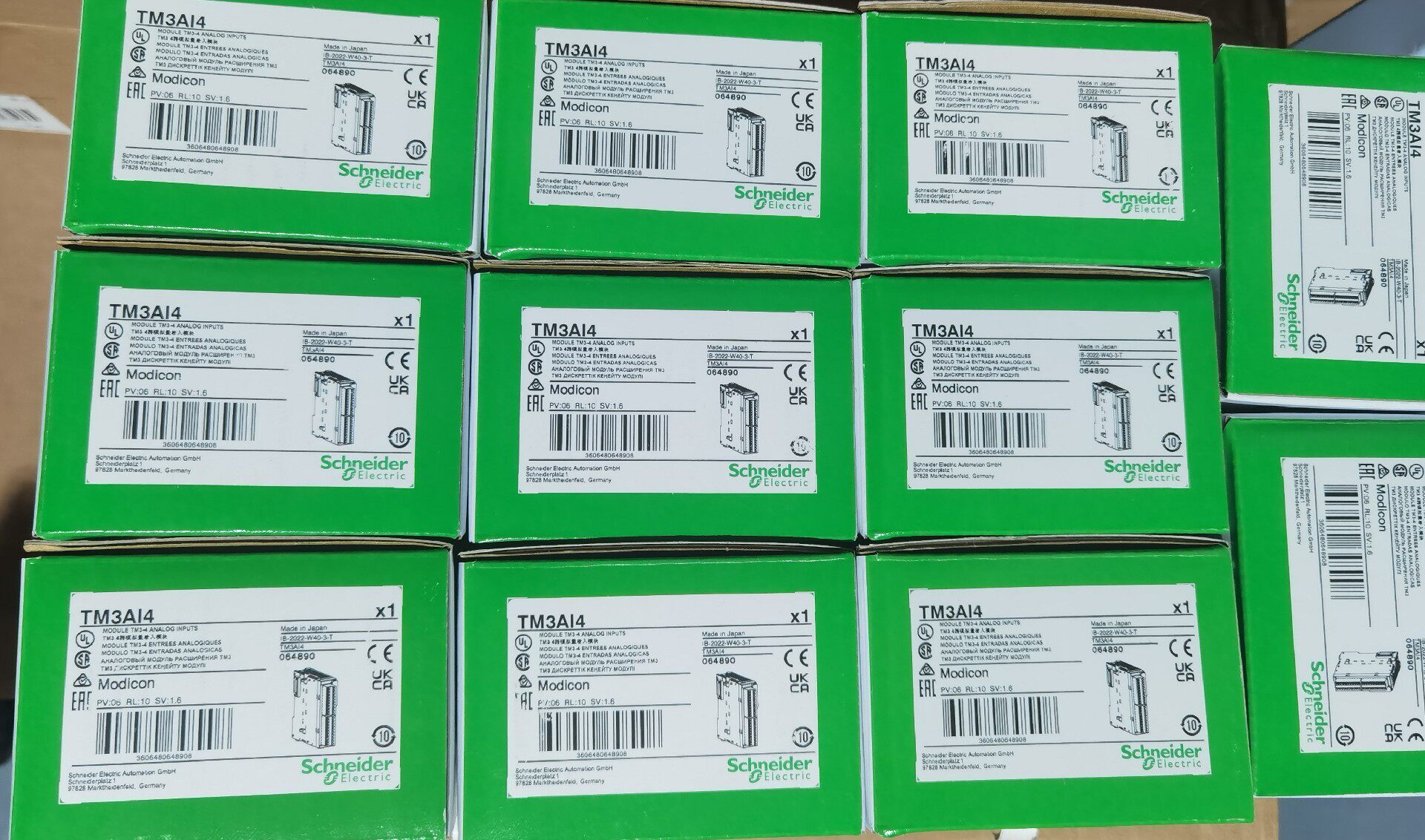 施耐德模块4路模拟量输入 TM3AI4