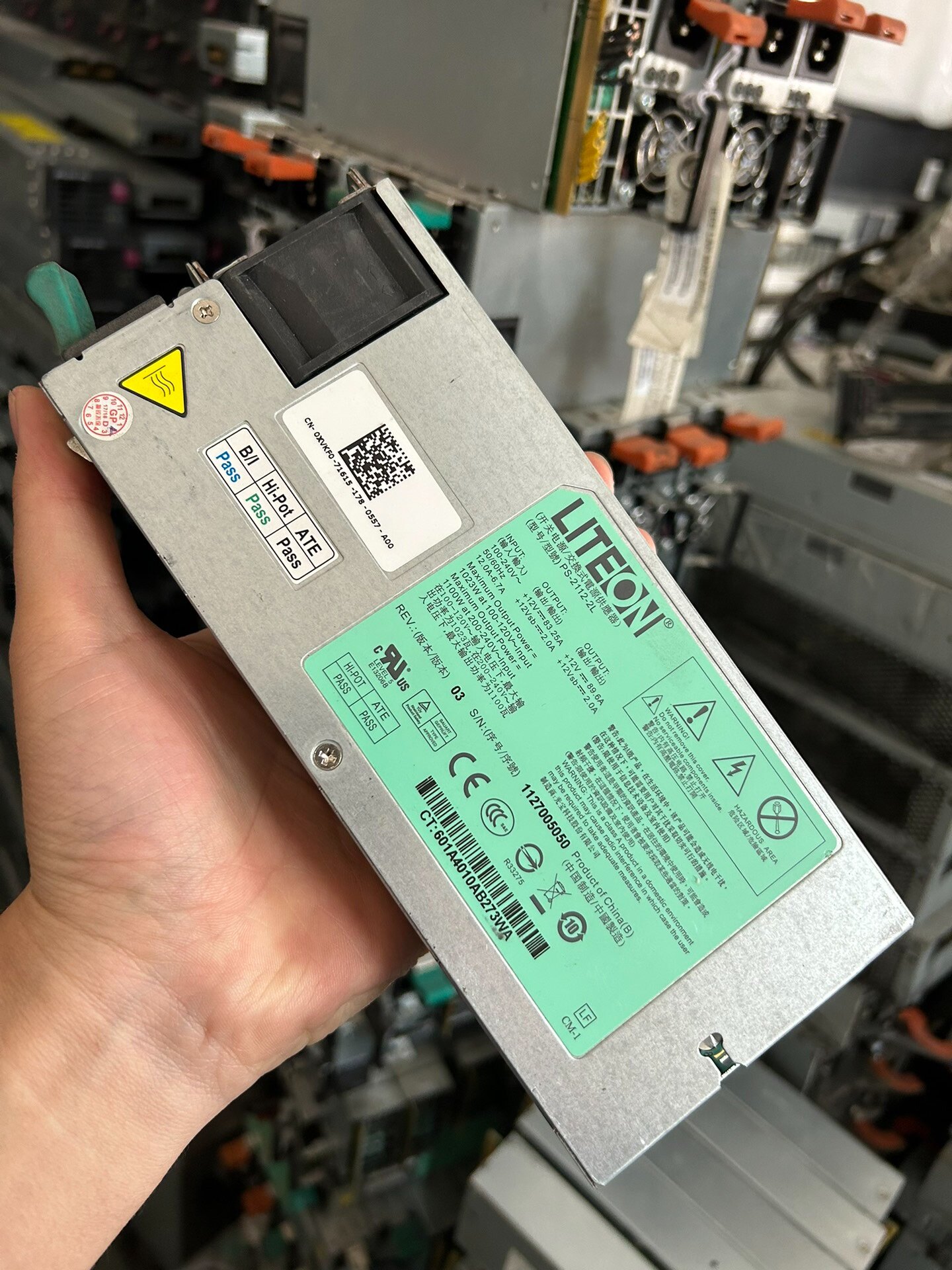 议价！DELL C6100 1100w 12V89A服务器电源