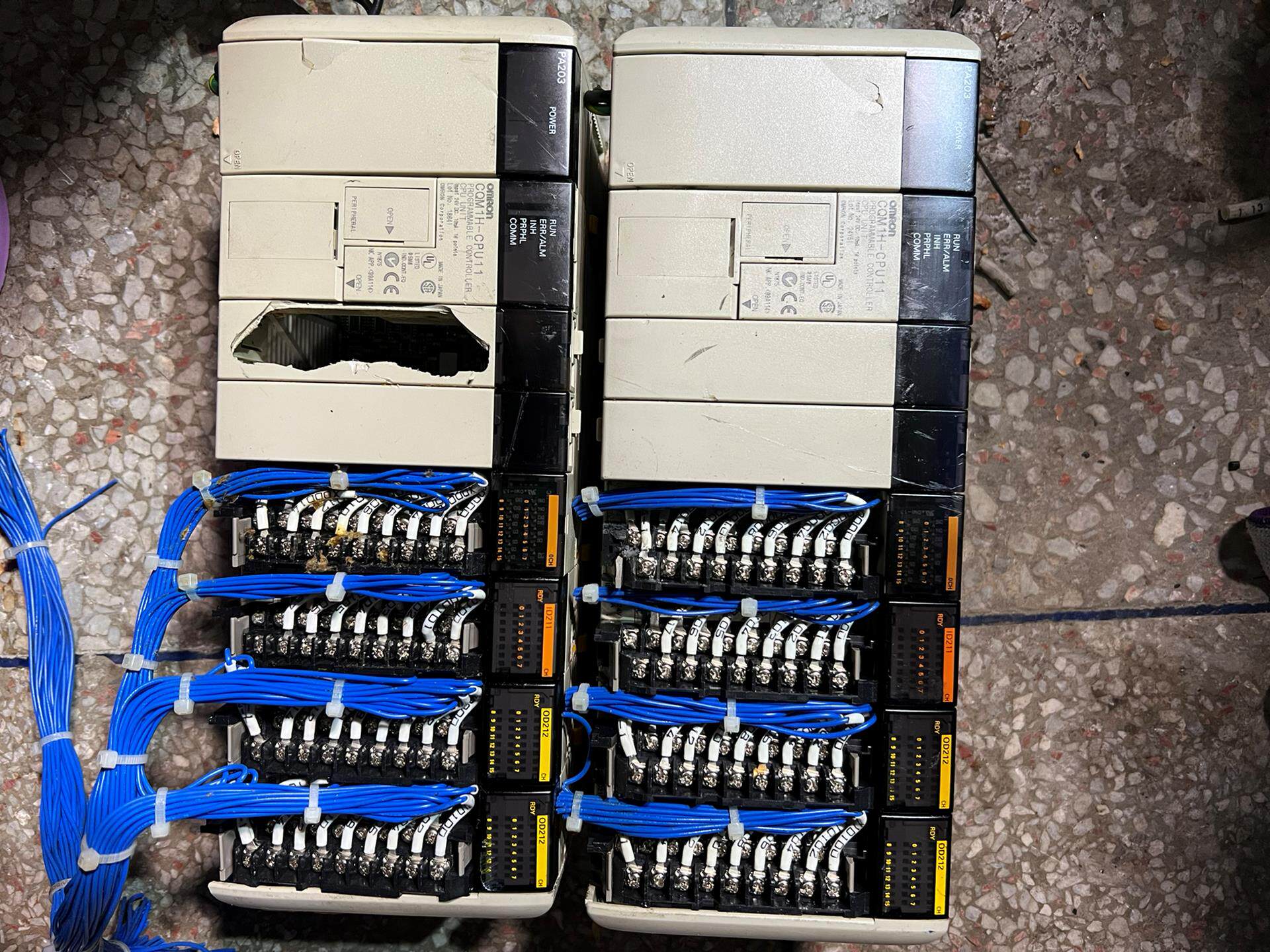 欧姆龙PLC型号CQM1H一CPU11，ID211 OD21