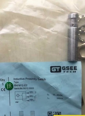 全新原装正品 GSEE-TECHE 接近开关 IB4-M12