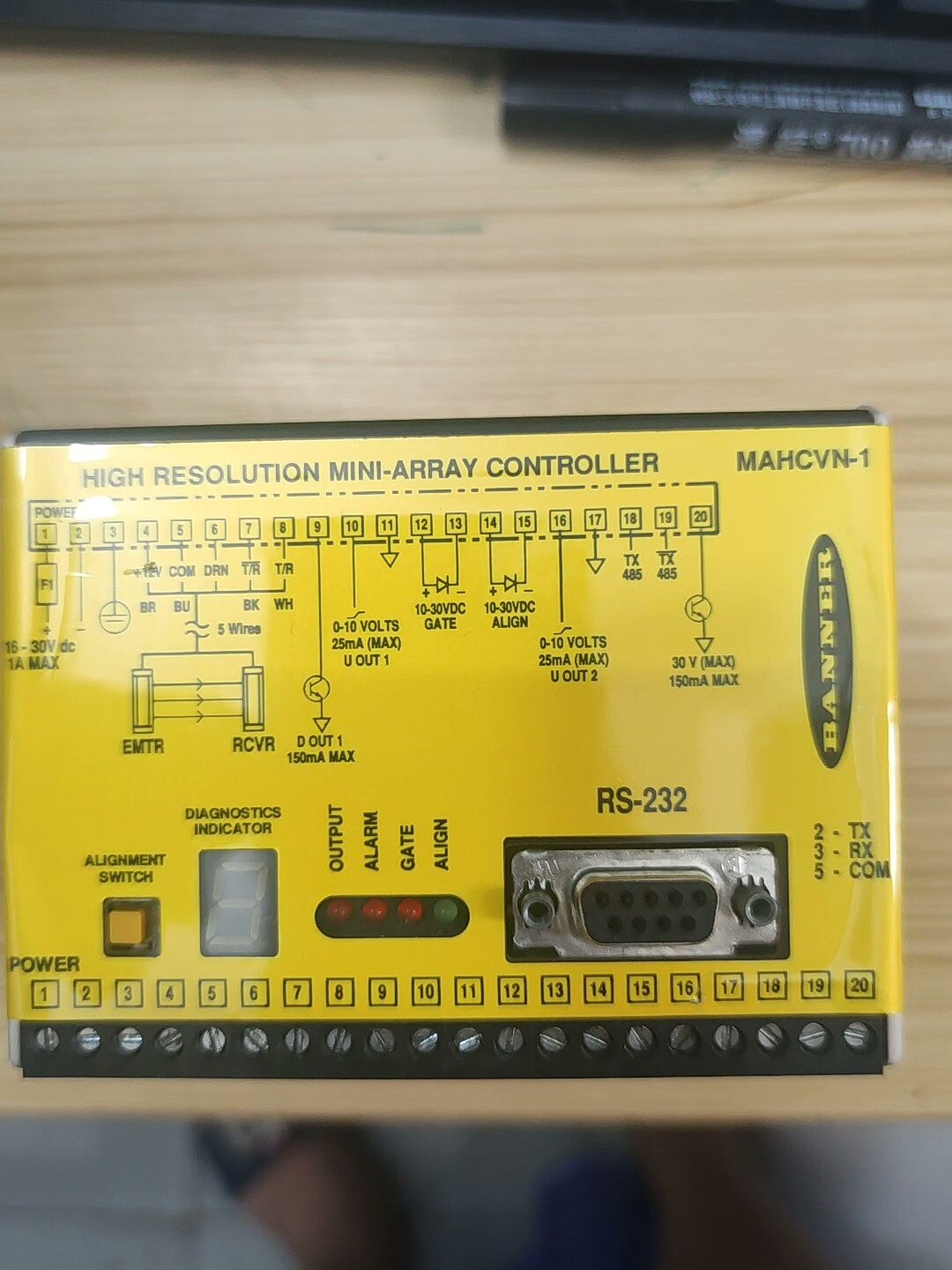 工程剩余邦纳安全控制器RS-232