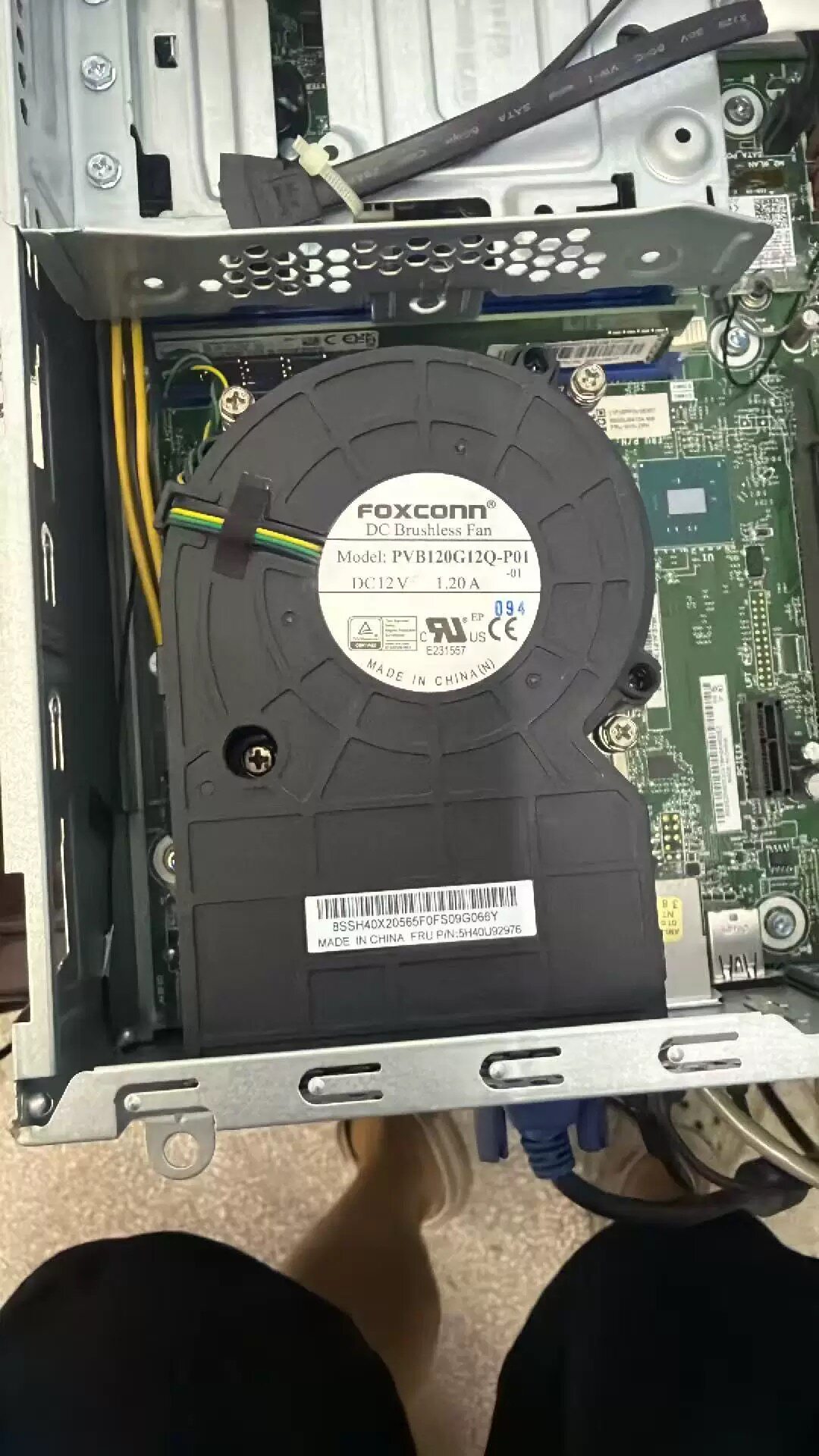 全新联想天逸510S FOXCONN PVB120G12Q-P01 CPU散热器风扇