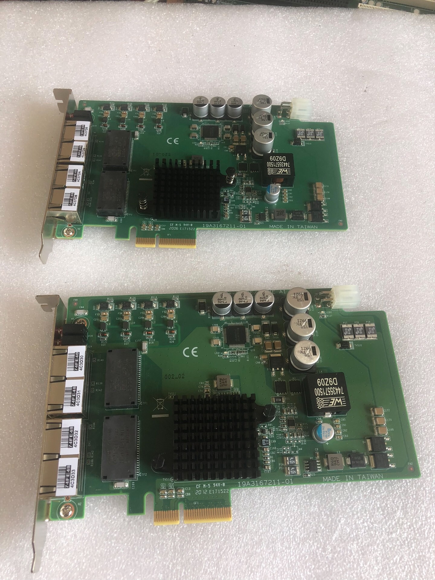 研华POE釆集网卡，型号：PCIE-1672E/1674E议价