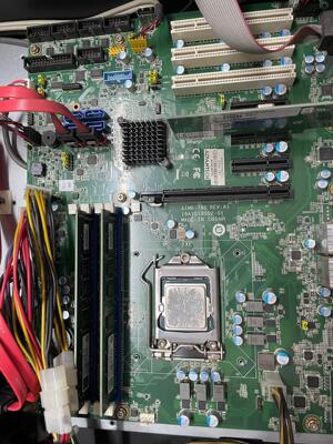 研华AIMB-785 REV.A1 双网口工控机主板支持6代