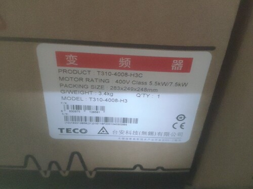 全新东元变频器T310-4008-H3C