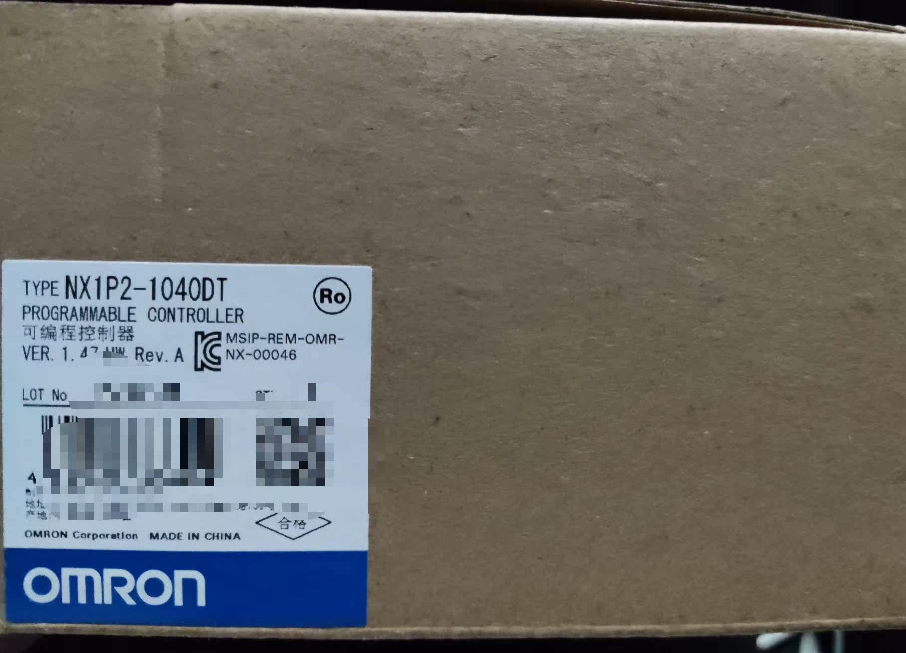 欧姆龙NX1P2-1040DT