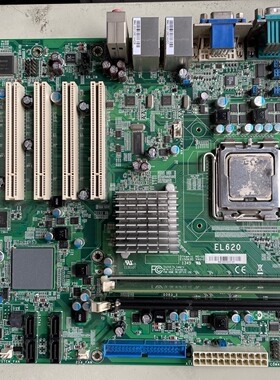 台湾DFI双网卡工业工控机主板 EL620 带3个ISA口