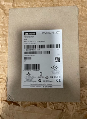 6ES7 307-1KA02-0AA0 全新西门子PA307议价