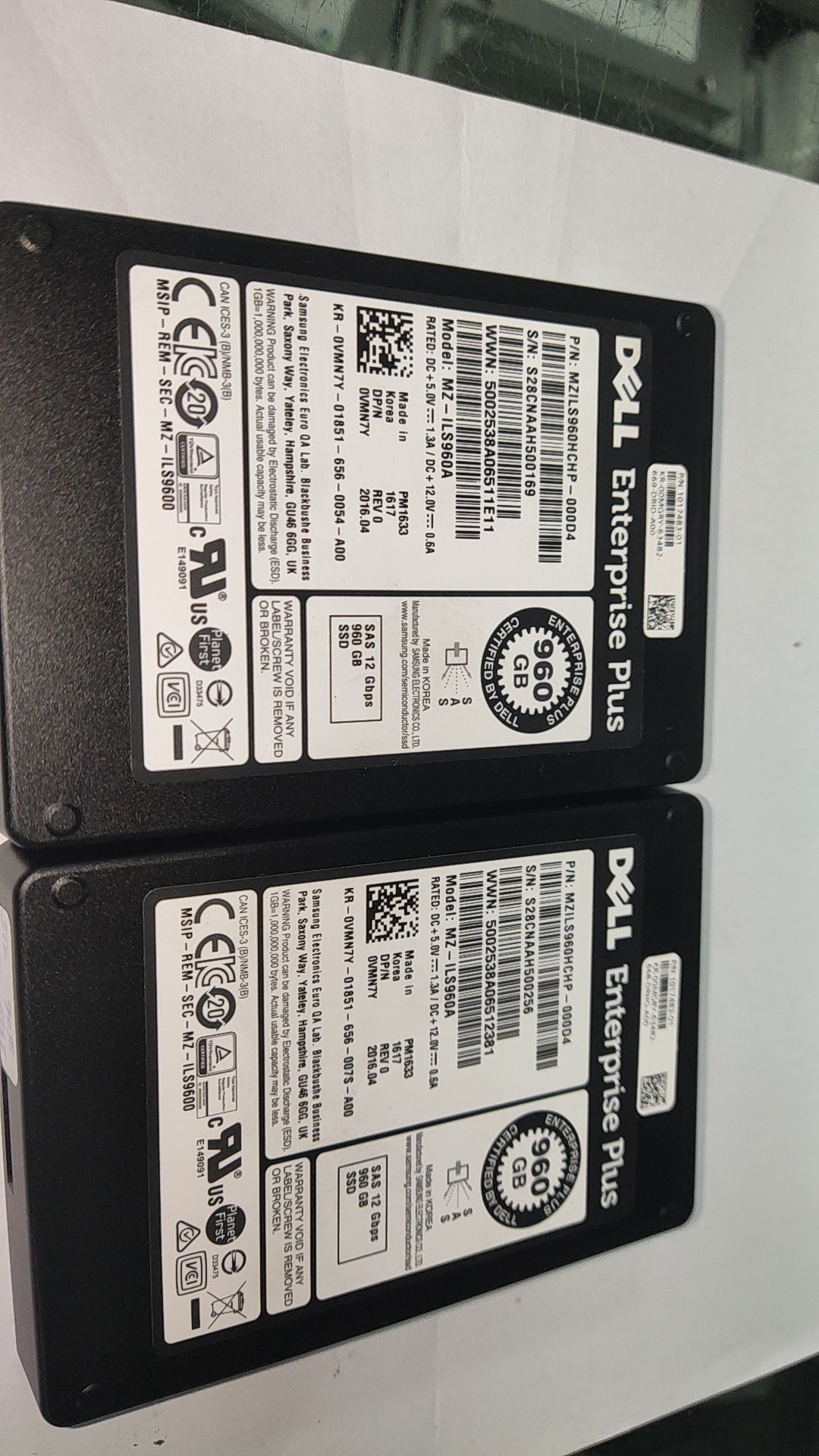 dell enterprise plus  三星 PM163