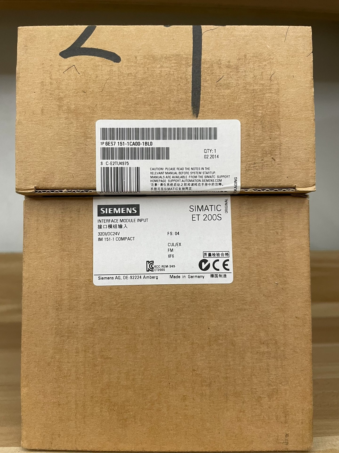 6ES7 151-1CA00-1BL0 全新未拆封西门子PL议价