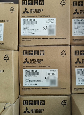 三菱PLC FX3GA-40M-CM。原装正品，全新未拆封，