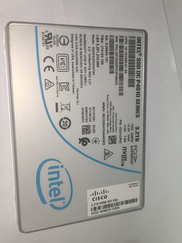 现货60个  intel 英特尔 U.2 Nvme 3.2T