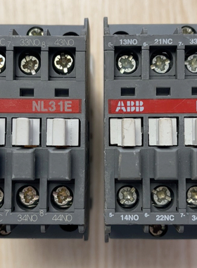 ABB 直流接触器 型号NL31E 线包24V 成色八成新，