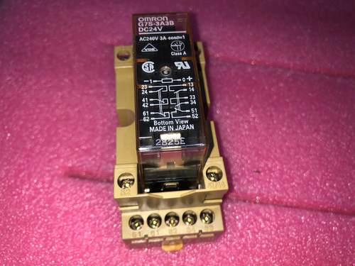 原装殴姆龙安全继电器拆机件G7S-3A3B DC24V拆机件
