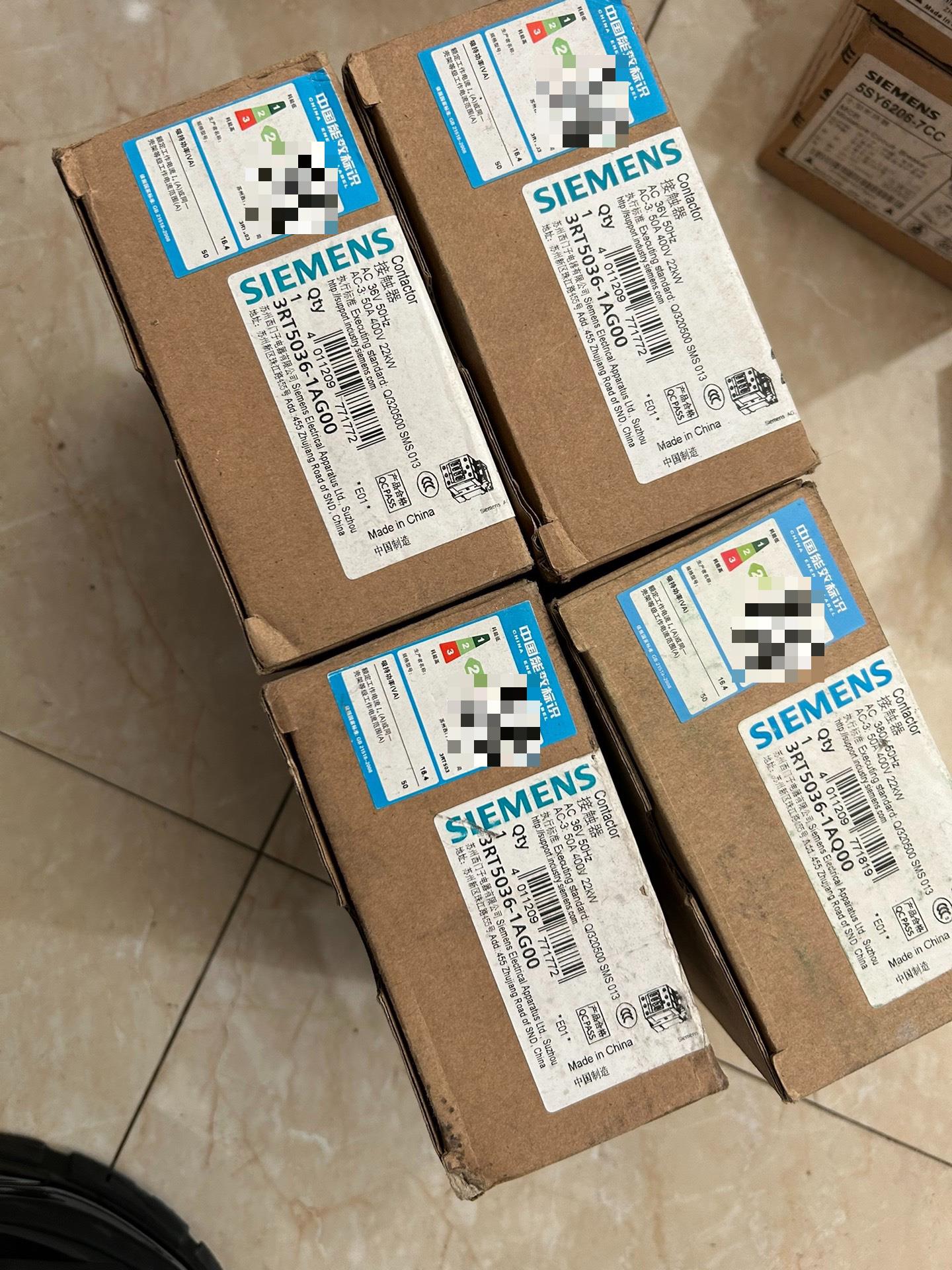 西门子接触器3RT5036-1AG00全新正品数量4个打包出