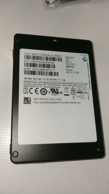 现货20个左右 Samsung  三星 PM1643 3.8