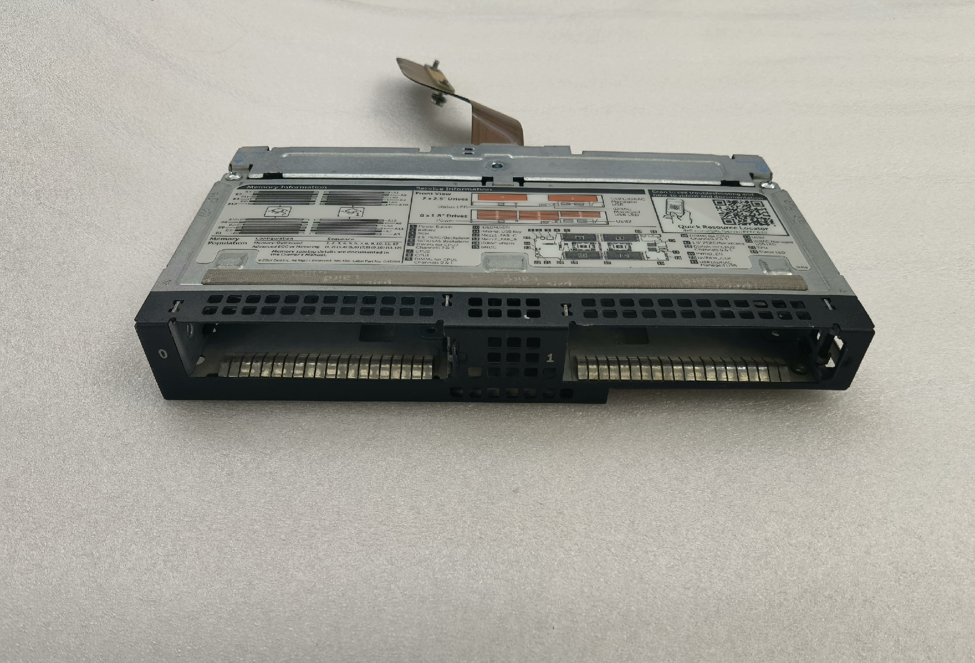 DELL  FC630 刀片服务器 2.5寸2盘位硬盘背板